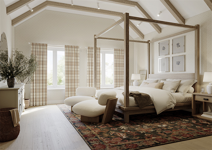 Highland, Natural - Made to Measure Curtains - Image 7